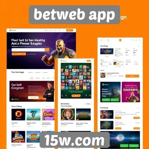 Evolução do design do site betweb app